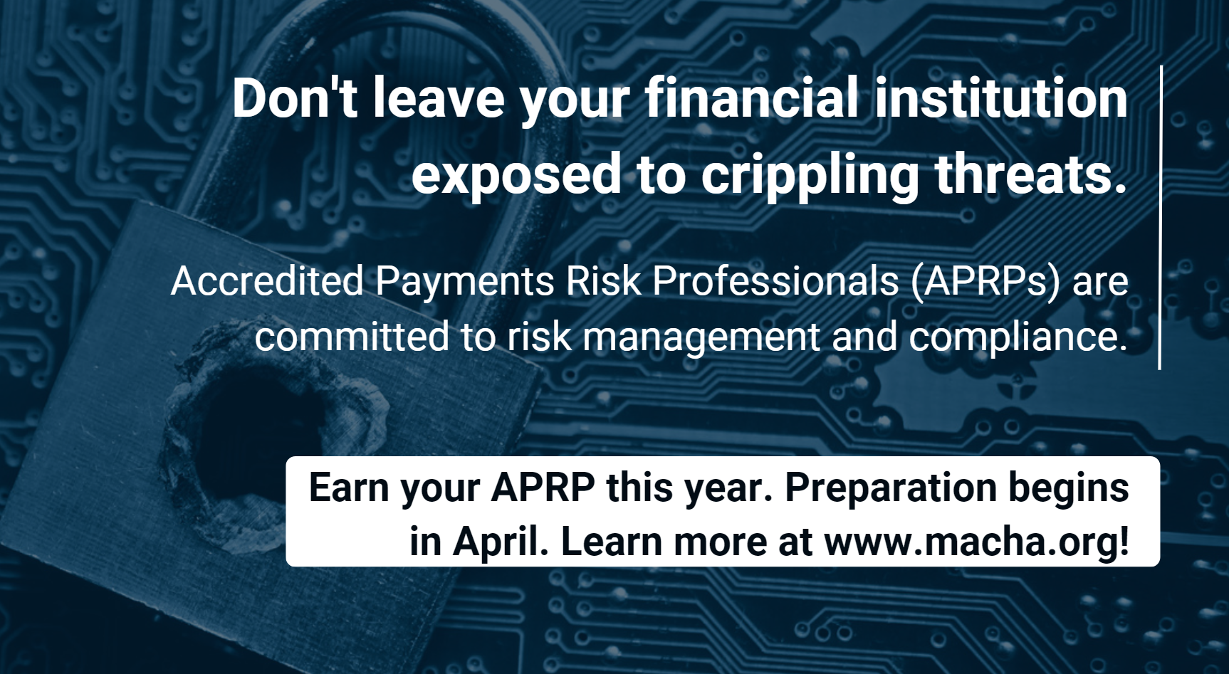 Stop Threats Faster, Become an Accredited Payments Risk Professional